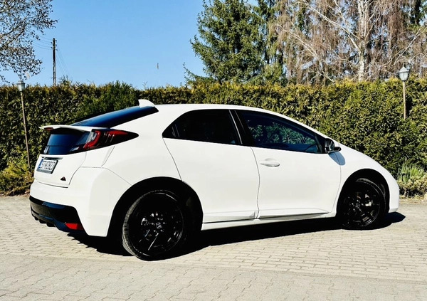 Honda Civic cena 59900 przebieg: 108456, rok produkcji 2015 z Kostrzyn małe 781